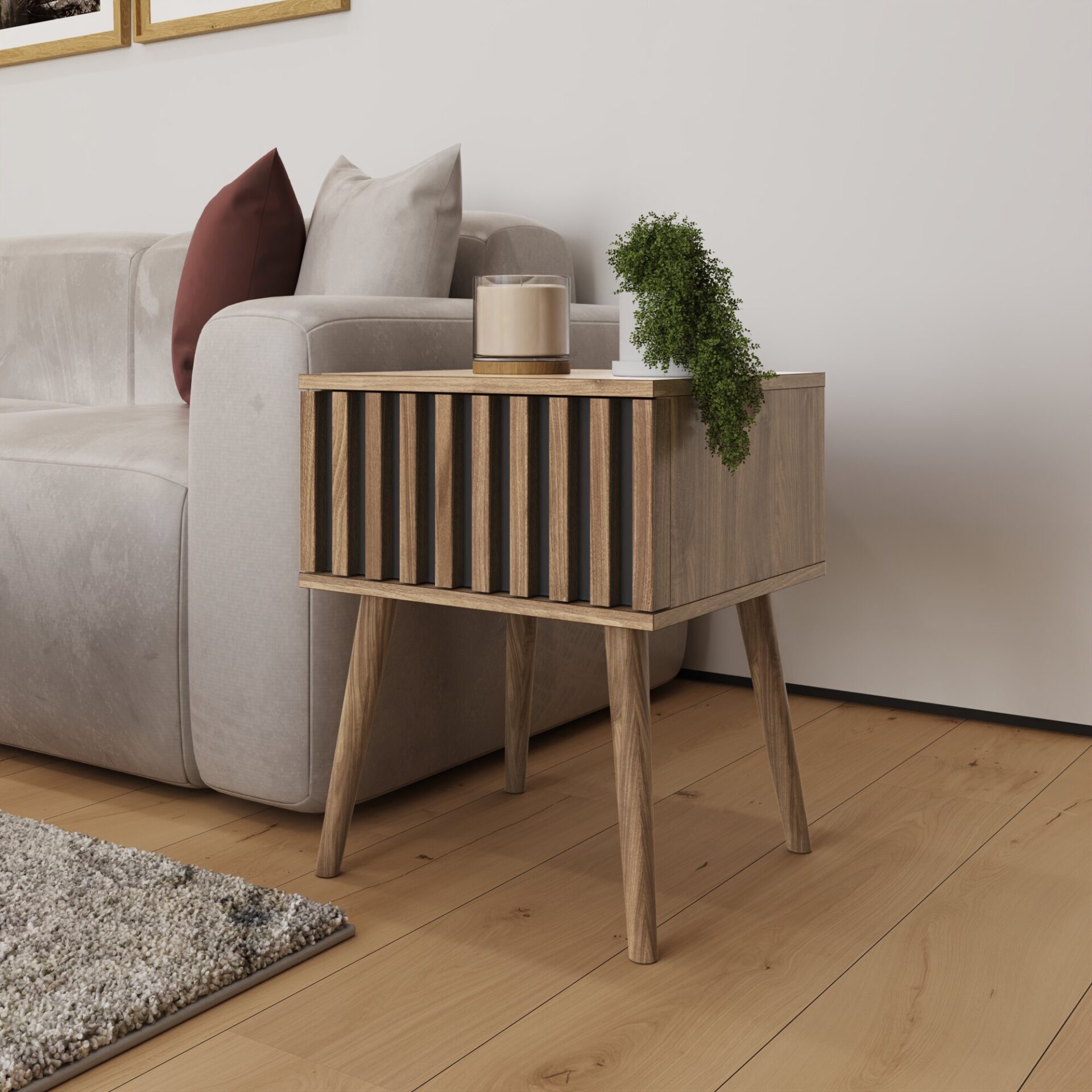 Lamp and Side Tables
