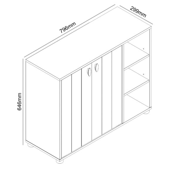 HANSEL – 4ft Shoe Cabinet, banner single item