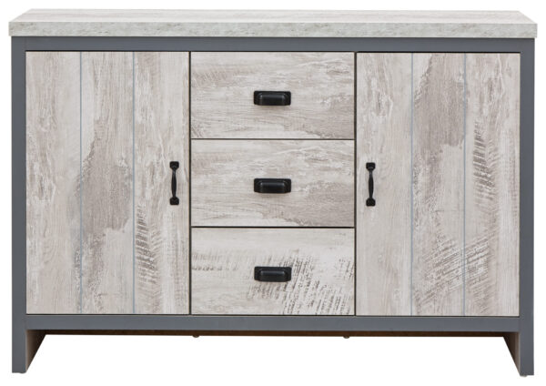 BOSSIDGRY-Boston-2Dr-3Drw-Sideboard-Grey-CO-01