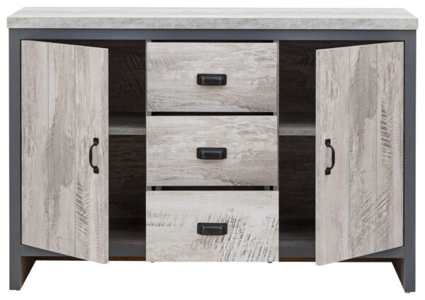 BOSSIDGRY-Boston-2Dr-3Drw-Sideboard-Grey-CO-02