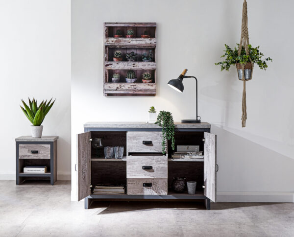 BOSSIDGRY-Boston-2Dr-3Drw-Sideboard-Grey-RMS-01-Open-b