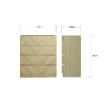 CATANIA-4 DRAWER CHEST-OAK-AUG2022-CO-DIMS