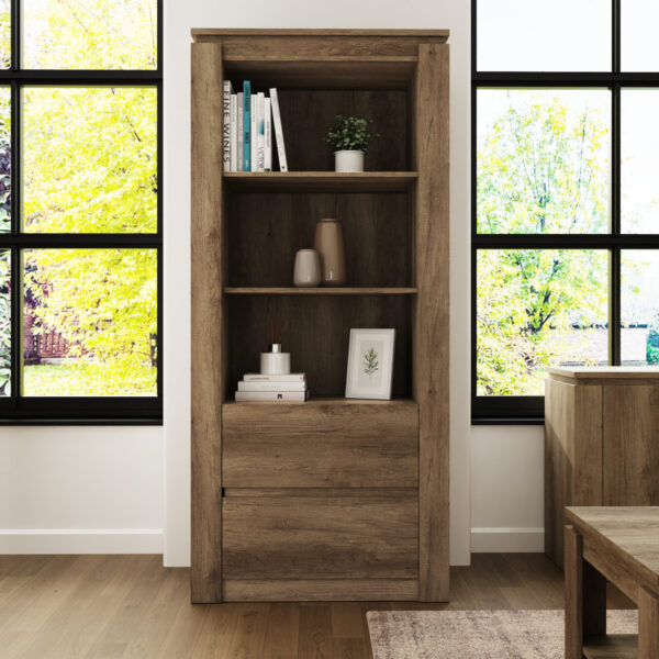 CYNBKCOAK-CANYON OAK BOOKCASE-09-25-RMS02