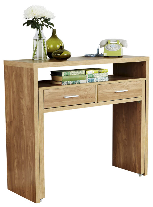 EXTCNSOAK-Regis-Extending-Console-Desk-Oak-CO-01