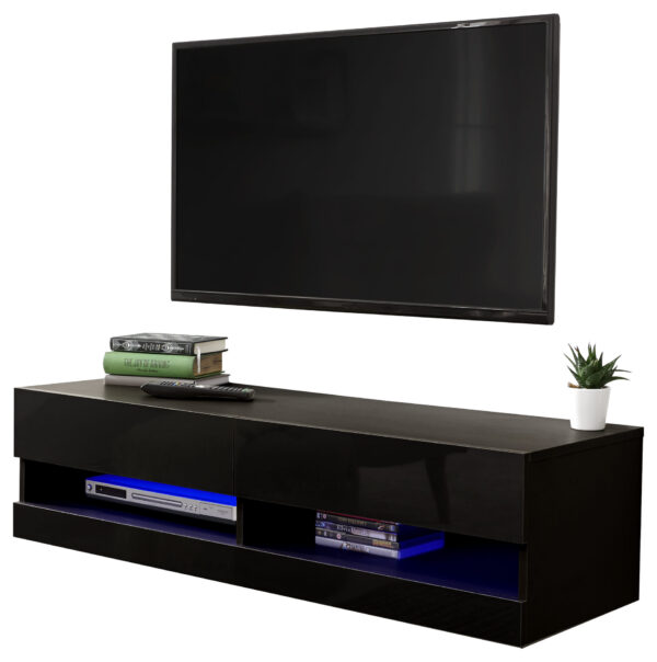 GAL120GBG-Galicia-Wall-TV-Unit-120cm-Black-CO-01