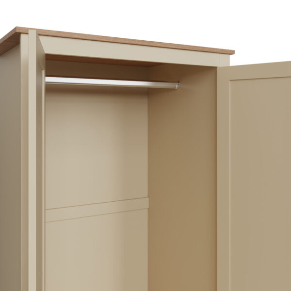 LAN22WCRM-2 door 2 drawer wardobe cream-09-25-CO5