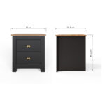 LAN3PCBLK-CO-BEDSIDE DIMS