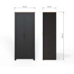 LAN3PCBLK-CO-WARDROBE DIMS