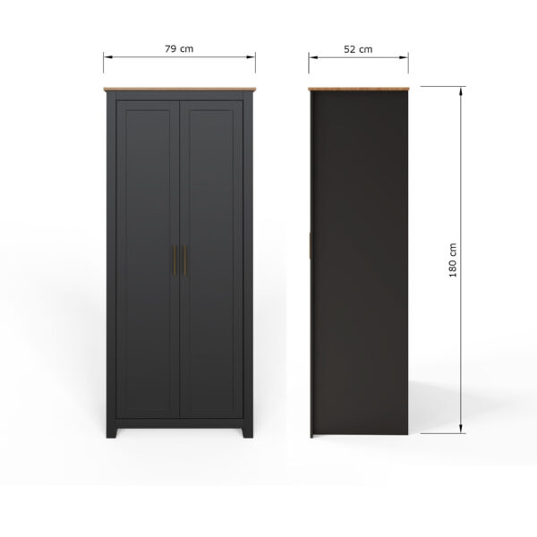 LAN3PCBLK-CO-WARDROBE DIMS