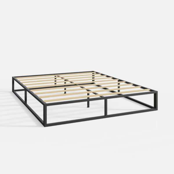 PK135BLK-PLATFORM BED 135CM BLACK-0824-CO-01-ISO (2)