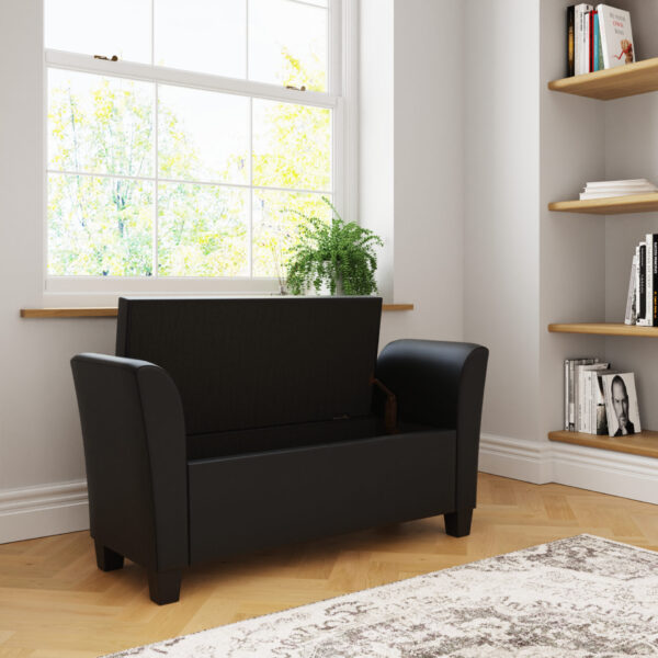 VERWINBLK-VERONA STORAGE BLACK PU-05-25-RMS02