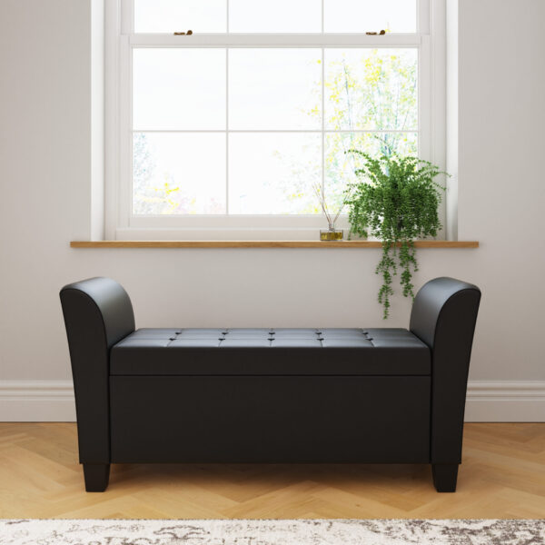 VERWINBLK-VERONA STORAGE BLACK PU-05-25-RMS04