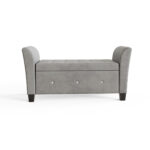 VERWNCHGR-VERONA WINDOW SEAT CHENILLE GREY-08-25-CO03