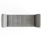VERWNCHGR-VERONA WINDOW SEAT CHENILLE GREY-08-25-CO05