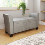 VERWNCHGR-VERONA WINDOW SEAT CHENILLE GREY-08-25-RMS03