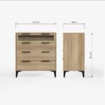 EZR4DCOAK-EZRA 4 DRAWER CHEST-05-25-DIMS (1)