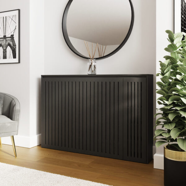 COORCMBLK-COOPER RADIATOR COVER BLACK-07-25-RMS04