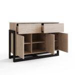 TAILSBOAK-Taite 3 Door 2 Drawer Sideboard Oak-06-25-CO02 (1)