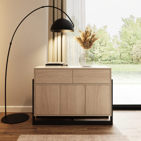 TAILSBOAK-Taite 3 Door 2 Drawer Sideboard Oak-06-25-RMS02 (2)