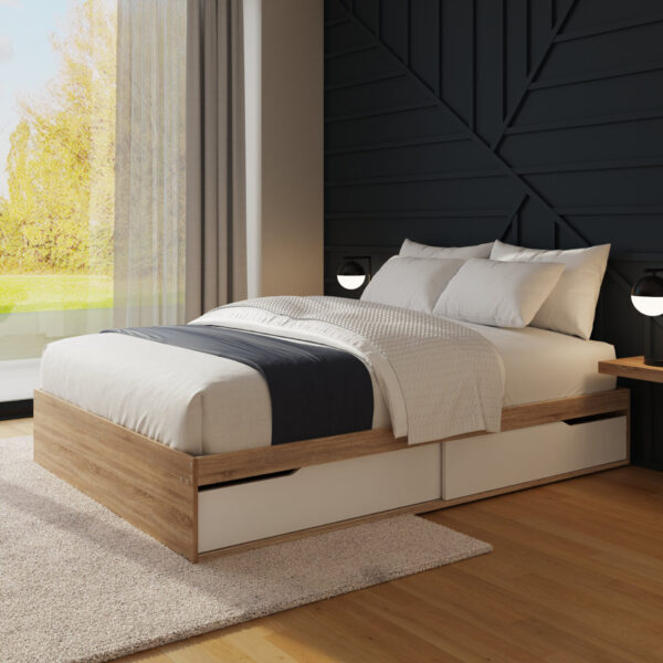 KAI135OAK-KAI PLATFORM BED-11-25-RMS01 (1)