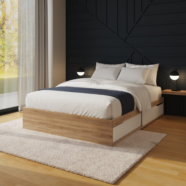 KAI135OAK-KAI PLATFORM BED-11-25-RMS02 (1)