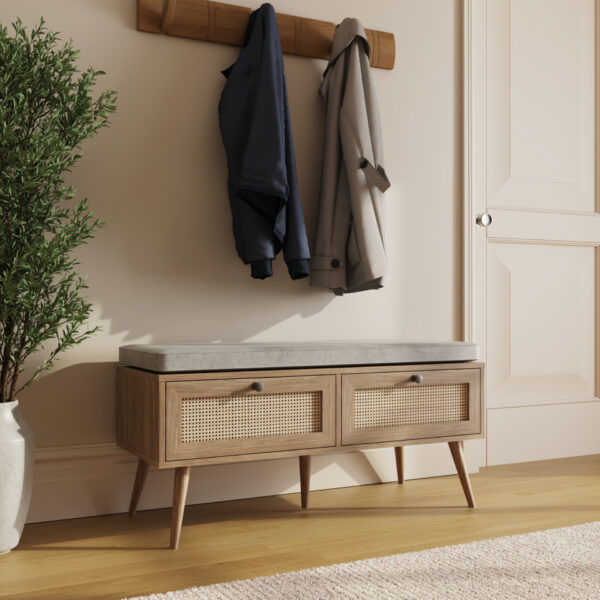 NOO2DSOAK-NOOR 2 DRAWER SHOE CAB-11-25-RMS02