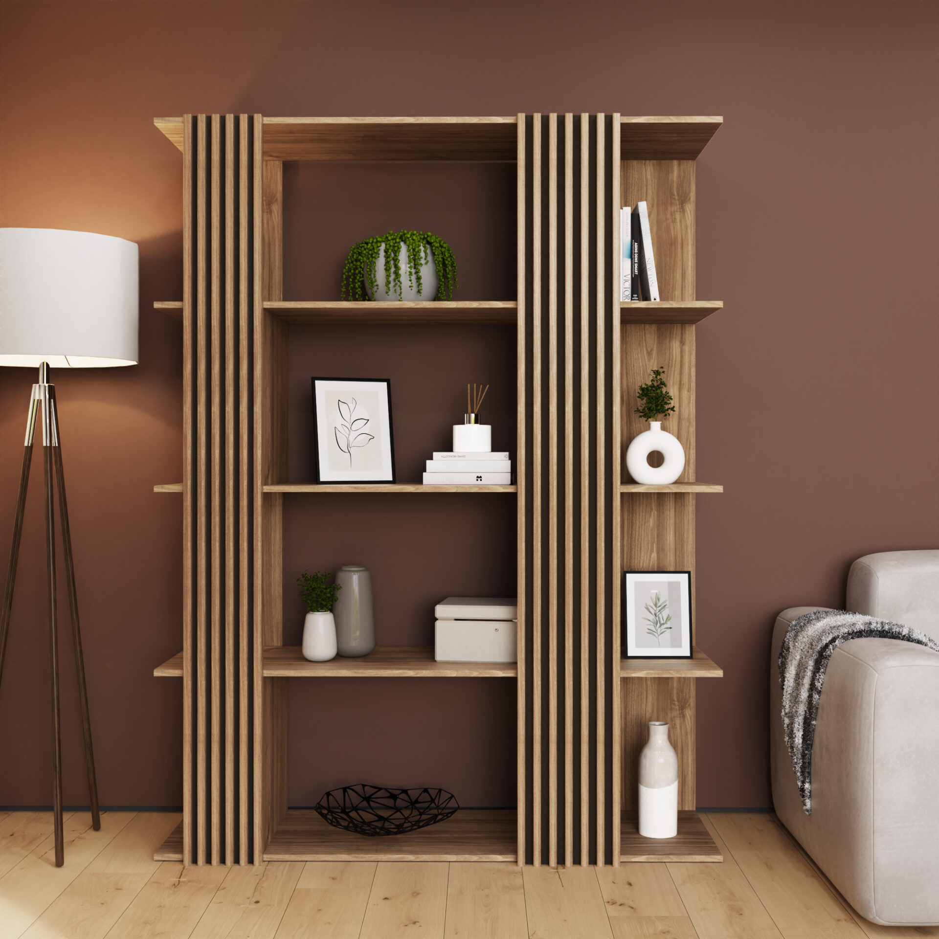 Rowan Wide Shelving Unit – FSC®- Certified